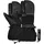 R-Wool Lobster Unisex 3-Finger Skihandschuhe Warme Winddichte Wasserabweisende Winterhandschuhe mit Wolle R-LOFT Isolation Handgelenkschlaufe für Damen Herren