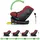 XOMAX Kindersitz 360° drehbar mit Isofix, ECE R129, 0–36 kg, verstellbar, neigbar, atmungsaktiver Bezug, 5-Punkt-Gurt, Top Tether, Autokindersitz für...