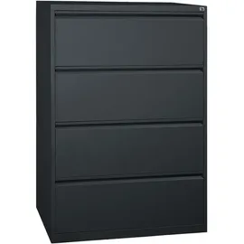Gürkan Hängeregistraturschrank 76 x 132 x 62 cm schwarz