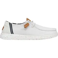 Hey Dude HEYDUDE Wendy Washed Canvas Schuhe Damen weiss 38 - Weiß