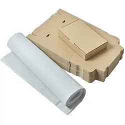 200 x Maxibriefkarton (240 x 160 x 45 mm) + 2 kg Packseide (37,5 x 50 cm) Verpackung Transport Päckchen Versandmaterial BB-Verpackungen