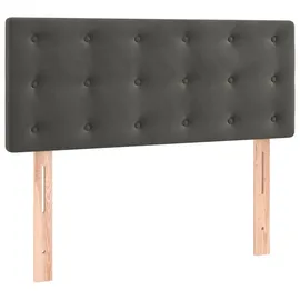 vidaXL Boxspringbett 100 x 200 cm Dunkelgrau