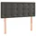 vidaXL Boxspringbett 100 x 200 cm Dunkelgrau