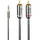 Lindy Audiokabel 3,5mm Klinken-Stecker - 2x Cinch-Stecker 3,0m (35335)