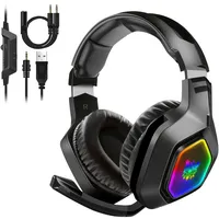 Laspi Hervorragende Klangqualität Kopfhörer mit Mikrofon.3.5mm Surround Sound Gaming