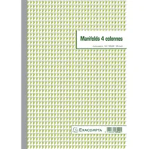 Exacompta Formularbuch 4 Spalten, 297 x 210 mm VE = 1