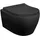 Aloni Design Hänge-WC mit WC-Sitz Schwarz Matt