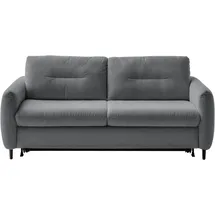 Home Affaire Schlafcouch Polyester 2-Sitzer Schwarz