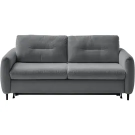 Home Affaire Schlafcouch Polyester 2-Sitzer Schwarz