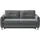 Home Affaire Schlafcouch Polyester 2-Sitzer Schwarz