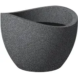 Scheurich Wave Globe 250 Ø 40 x 30 cm schwarz-granit