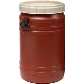 curtec deutschland gmbh Weithalsfass 75l braun m.beigem Deckel m.2 Tragegriffen Einfüllöffnung-D.354mm