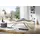 W.Schillig Relaxliege daily dreams Leder/Polyester 75 x 91 x 170 cm Beige mit Kissen