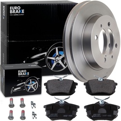 Eurobrake Bremsscheiben 260mm+ Beläge Hinten Passend Für Volvo V40 S40 + Carisma: Bremsbelagsatz, Scheibenbremse Fte: 9010768 Fte: Bl2505a1 Gh: Gh4110