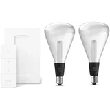 Philips Hue Lightguide Ellipse E27 LED-Lampe & Dimmschalter V2 – Intelligente Beleuchtung mit kabelloser Steuerung