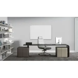ALLboards Magnetisches Whiteboard 120x80cm TSC7 Alurahmen