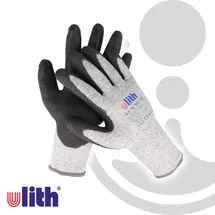Ulith Schnittschutzhandschuhe, PU-Beschichtg gr/sw, Gr.9