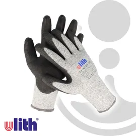 Ulith Schnittschutzhandschuhe, PU-Beschichtg gr/sw, Gr.9