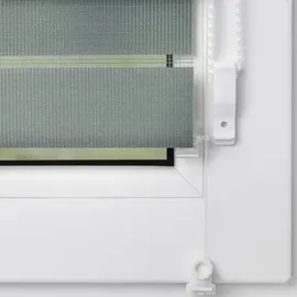Lichtblick Duo Rollo / Doppelrollo Klemmfix 100 x 150 cm verspannt salbei