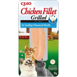 INABA CAT Gegrilltes Hühnerfilet in Muschelbrühe 25g