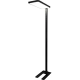 LUXULA Stehlampe LED Büro-Stehleuchte, Up/Down, schwarz
