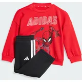 Adidas X Marvel Spiderman Jogger Set Pure Ruby / White 80