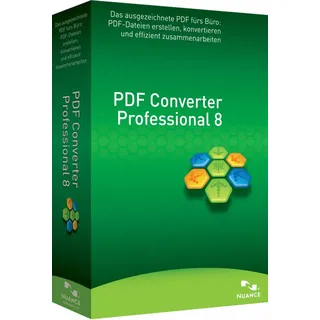 Nuance PDF Converter Professional 8 | Windows | Sofortdownload + Key