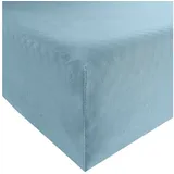 Erwin Müller Spannbettlaken Jersey 90 x 190 - 100 x 200 cm hellblau