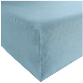 Erwin Müller Spannbettlaken Jersey 90 x 190 - 100 x 200 cm hellblau