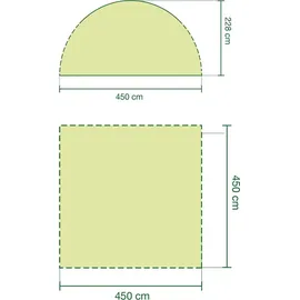 Coleman Event Shelter 4,5 x 4,5 m weiß