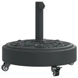 vidaXL Sonnenschirmständer mit Rollen für Ø38/48 mm Mast 27 kg Rund