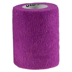 meDDio Bandage 1/3/6 Haftbandagen Größe+Farbe wählbar, 1 Stück 7.5 cm fuchsia lila