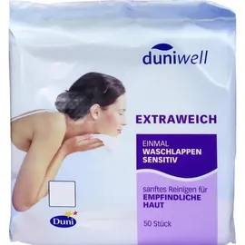 DUNI GMBH Duniwell Einmal Waschlappen sensitiv