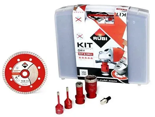 Rubi KIT TCR Drygres Bohrkronen Bohrkronenset Diamantbohrkronen 68923