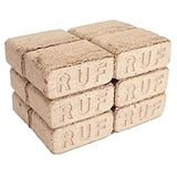 RUF Holzbriketts 6 x 10 kg Briketts Kaminbriketts Holz Hartholz Eiche Buche Heiz Ofenbriketts Smokerbriketts (60 kg)