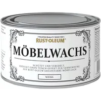 RUST-OLEUM Kreidefarbe-Möbelwachs Weiß 0,4 l