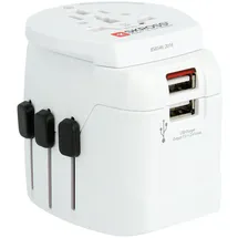 SKROSS Reiseadapter Pro Light USB Weiß