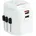 Reiseadapter Pro Light USB Weiß