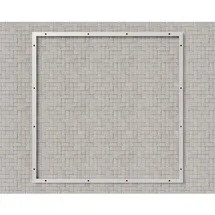 Hörmann EcoStar Bodenrahmen für "euroline" Esd 7 / Efd 7 Gerätehäuser,silber,214 x 310 cm