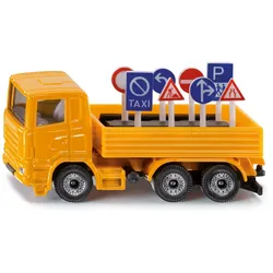 LKW mit Verkehrszeichen
