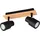 Trio Lighting Pierre 1 GU10 Deckenspot Holz/Metall schwarz