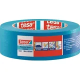 Tesa Präzisionskrepp Außen UV PLUS glatt Blau (L x B) 50m x 38mm 1St.