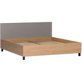 Vox Bett SIMPLE 185 x 204,4 cm Eiche grau