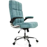 MyBuero Bürostuhl, RELAX WD 100 Stoff blau/mint