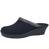 ROHDE Damen Pantoffel Hausschuh gepolstert Keilabsatz Neustadt-50 2459, Größe:40 EU,