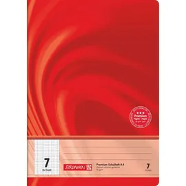 Brunnen 104470702 Schulheft A4 Vivendi 16 Blatt 7 mm kariert, Lineatur 7)