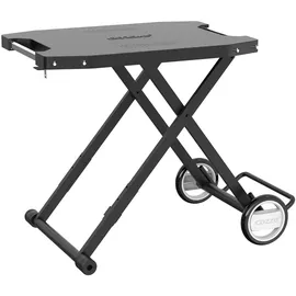 cozze Klapptisch 104,5 x 62,5 x 78 cm schwarz