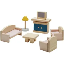 PlanToys Puppenhaus-Möbel Wohnzimmer mehrfarbig