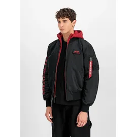 Alpha Industries MA-1 D-Tec SE Jacke Black/Red M