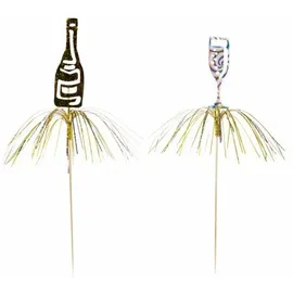 Papstar Deko-Picker 15,5 cm 10 St. Feuerwerk